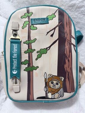 Star Wars-Lucasfilm Ltd. Ewok on Endor Loungefly Mini Backpack – Like New!